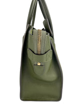 Celine Forest Green Micro Luggage Tote