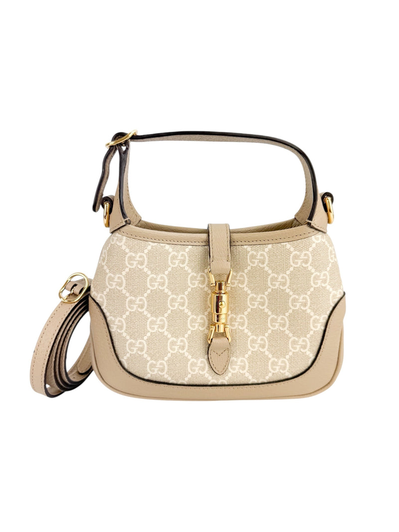 Gucci 1961 Cream Supreme Mini Jackie