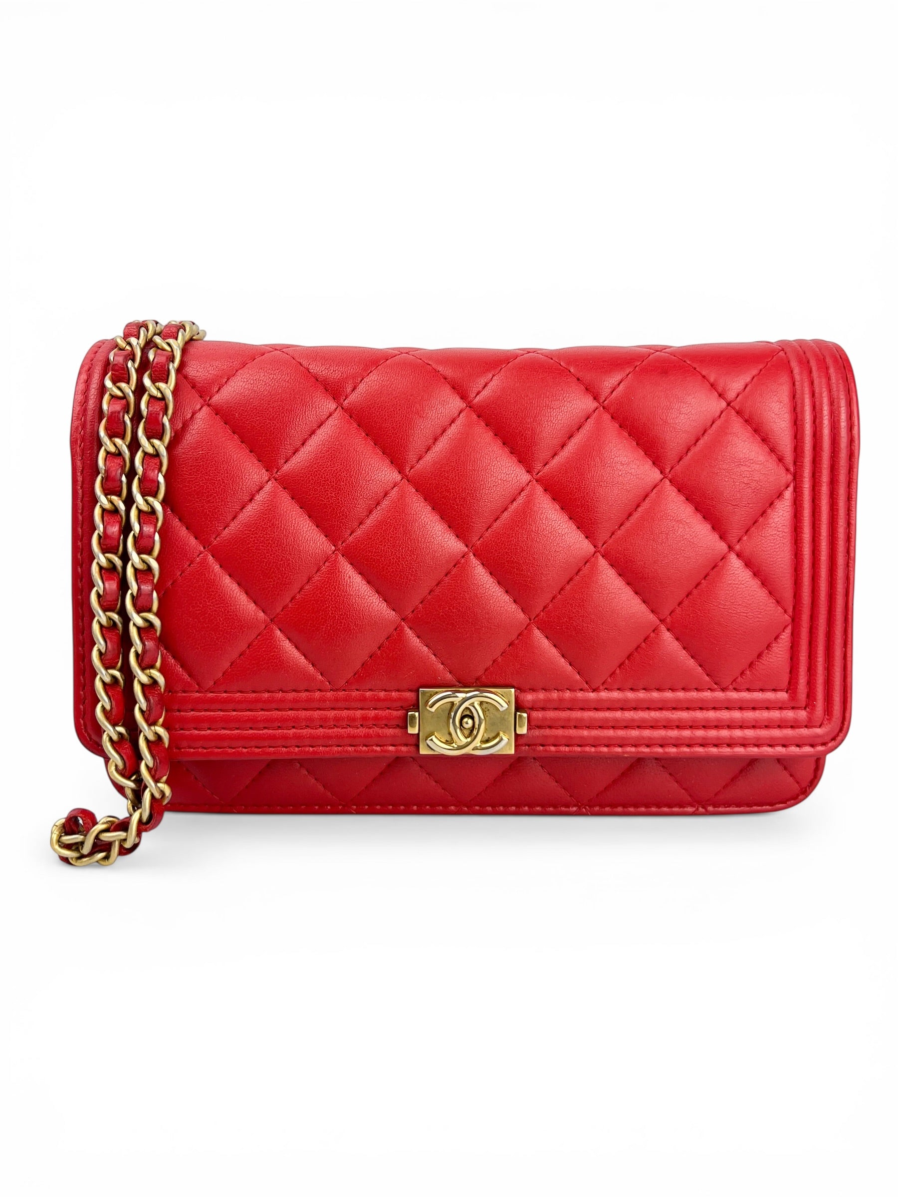 chanel-red-lambskin-boy-wallet-on-a-chain--woc--0