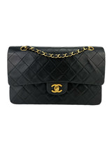 Chanel Vintage Medium Lambskin Double Flap W/ Box & Duster