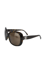 Chanel Tortoise Frame Sunglasses W/ Hard Case