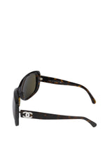 Chanel Tortoise Frame Sunglasses W/ Hard Case