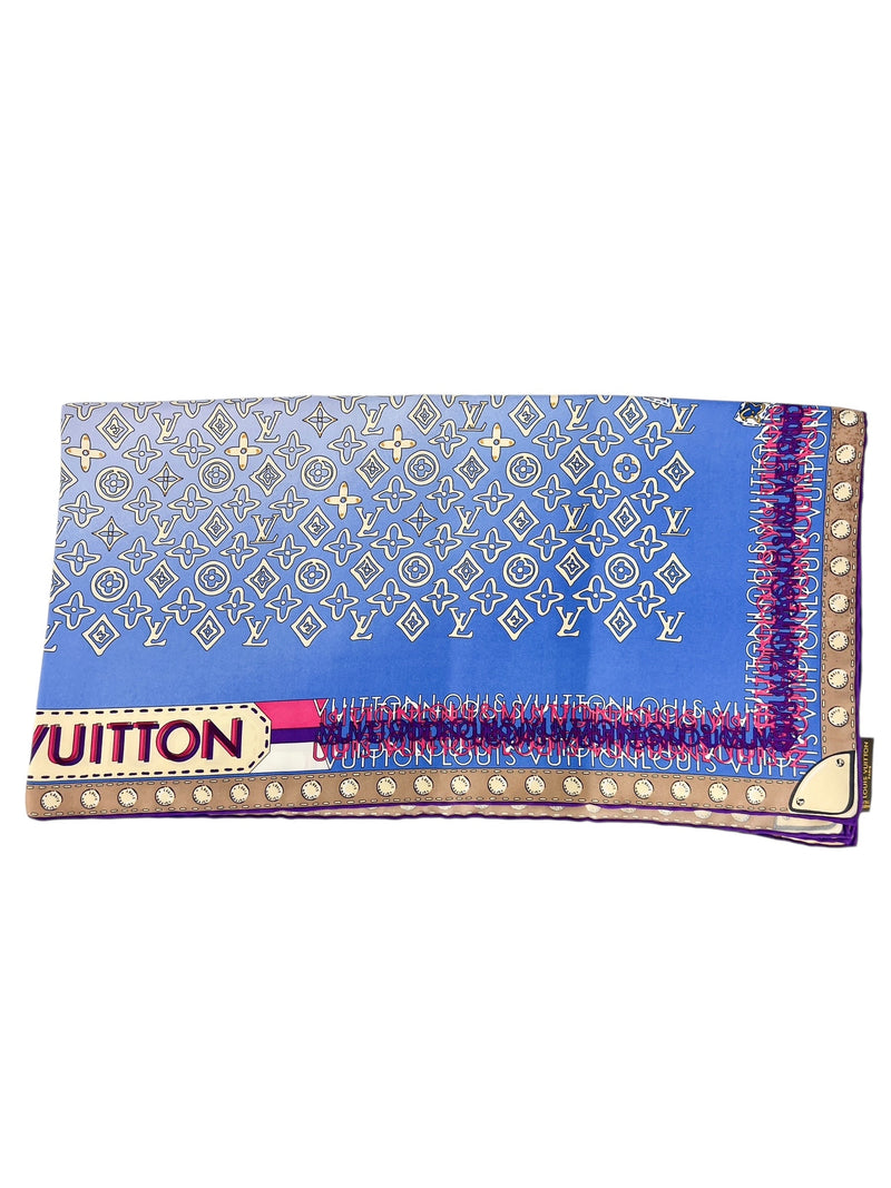 Louis Vuitton Silk World Map Scarf