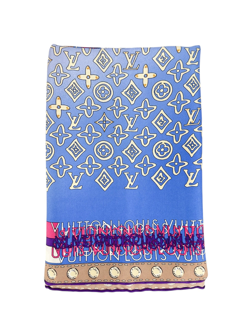 Louis Vuitton Silk World Map Scarf