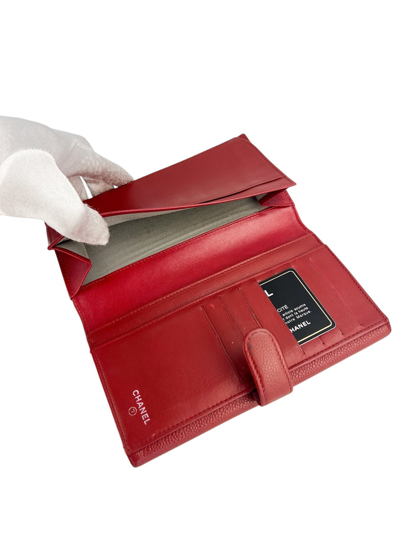 Chanel Red Caviar Wallet