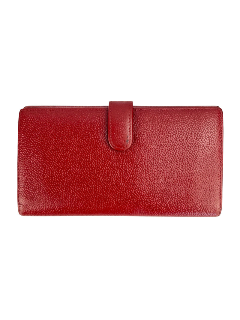 Chanel Red Caviar Wallet