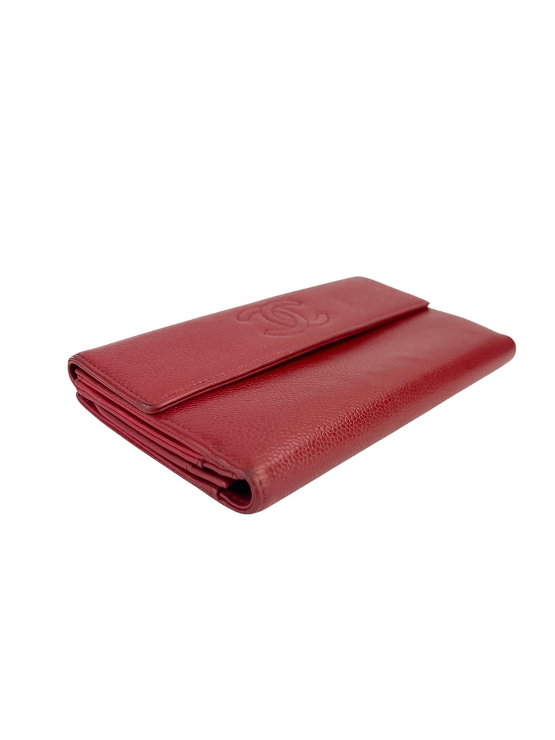 Chanel Red Caviar Wallet
