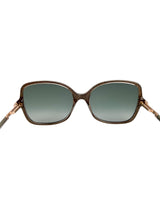Jimmy Choo Grey Sunglasses in Case