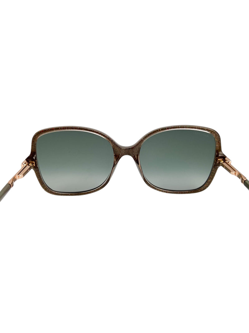 Jimmy Choo Grey Sunglasses in Case