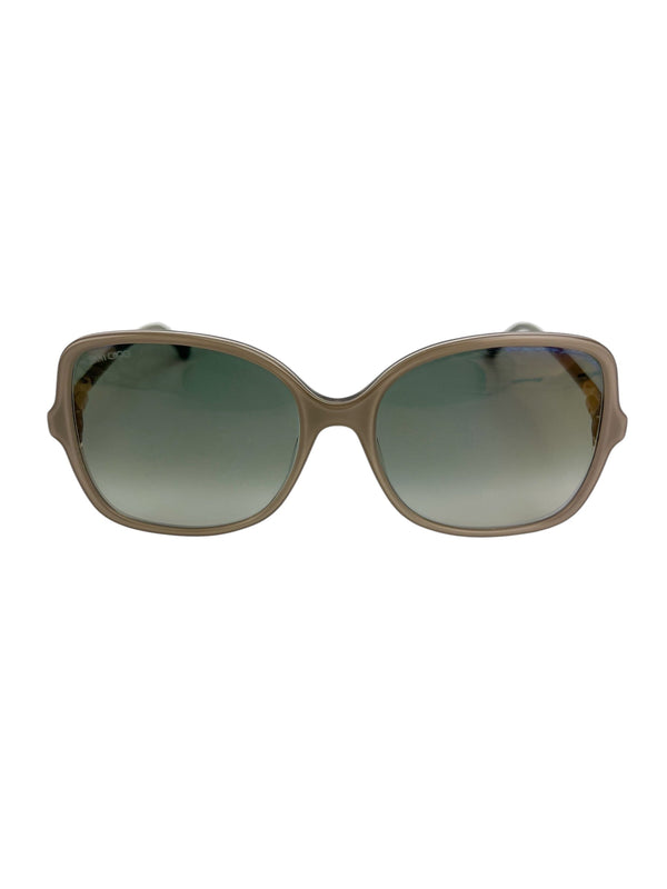 Jimmy Choo Grey Sunglasses in Case