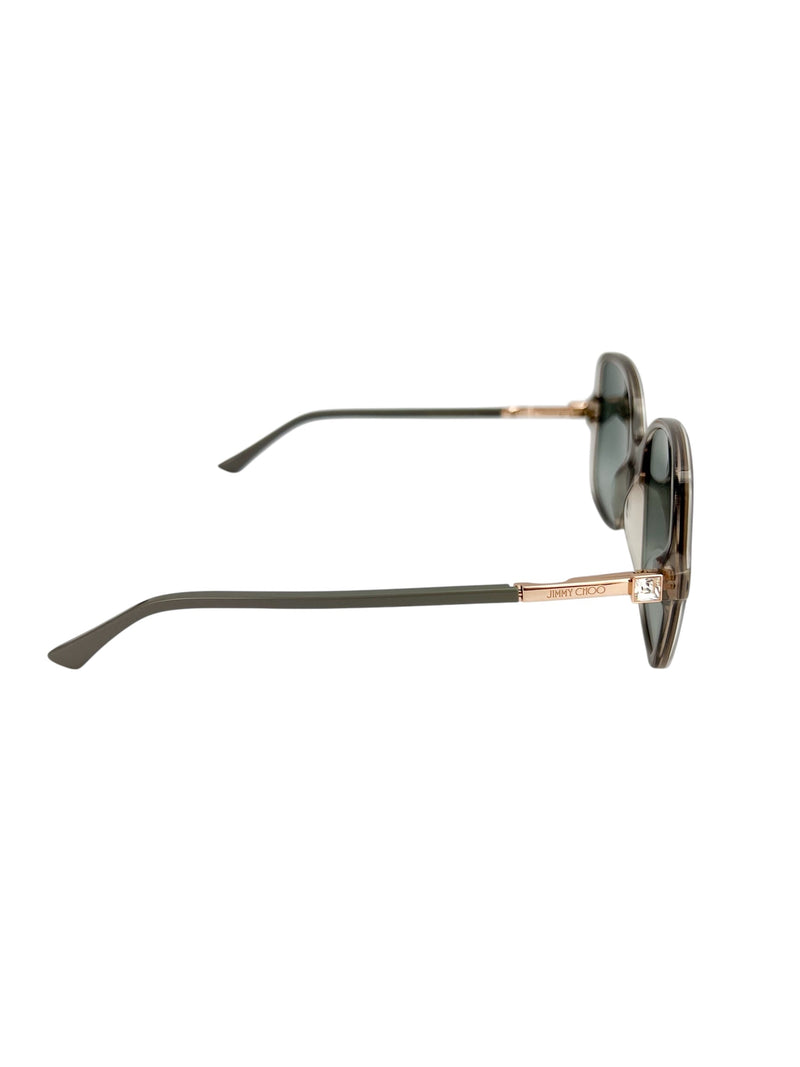 Jimmy Choo Grey Sunglasses in Case
