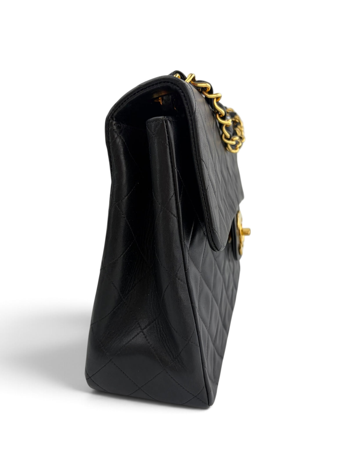 chanel-black-lambskin-vintage-maxi-2