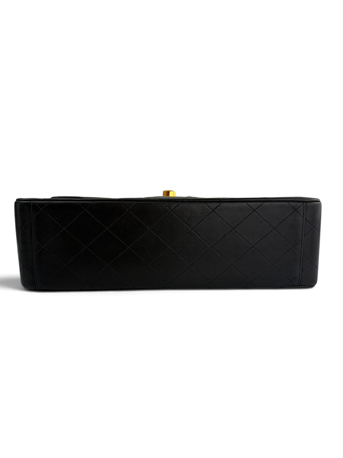 chanel-black-lambskin-vintage-maxi-7