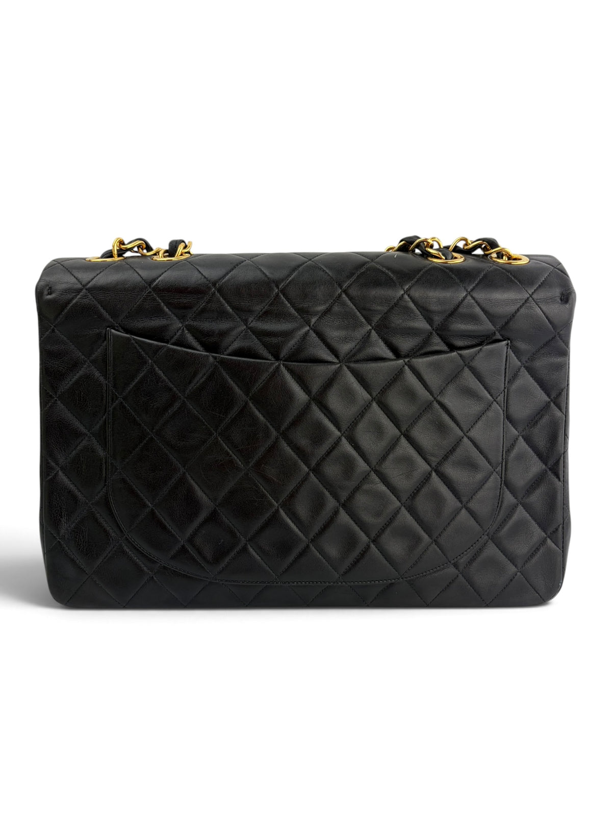chanel-black-lambskin-vintage-maxi-3