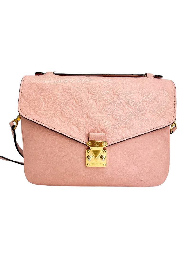 Louis Vuitton Pink Empreinte Pochette Metis