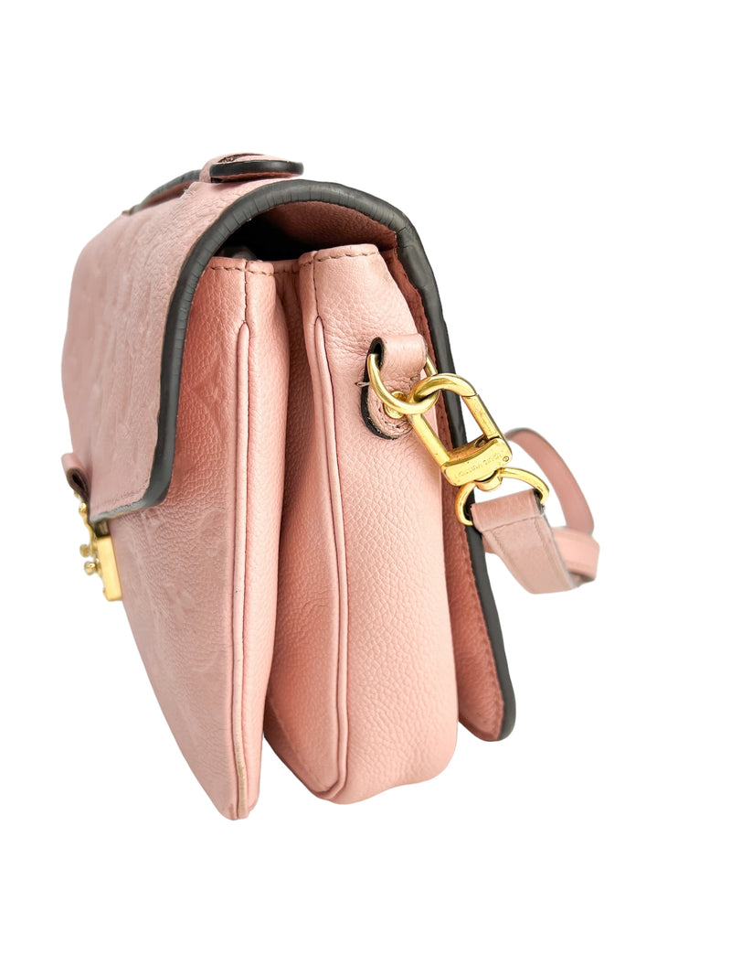 Louis Vuitton Pink Empreinte Pochette Metis