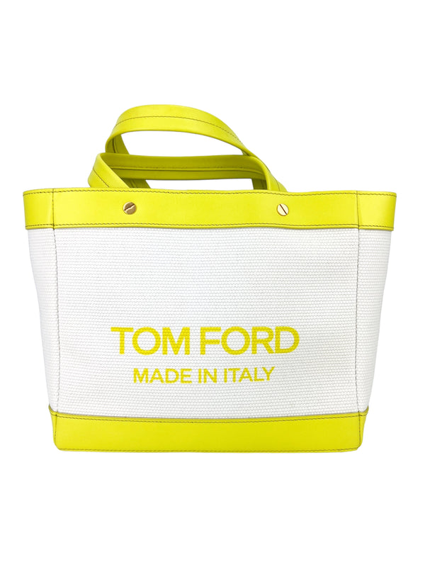 Tom Ford T Screw Mini Canvas Tote