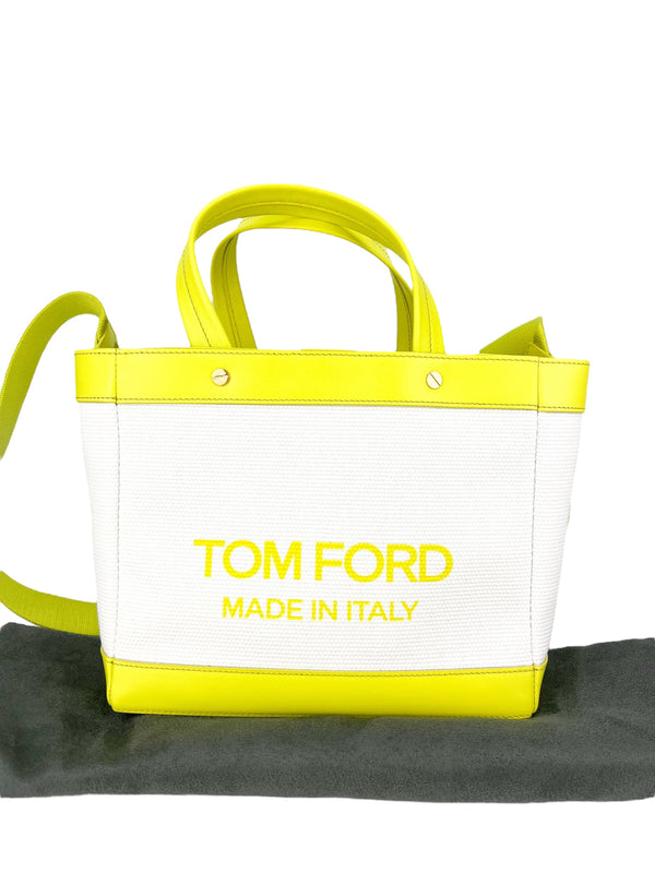 Tom Ford T Screw Mini Canvas Tote