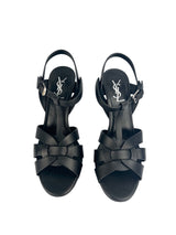 Saint Laurent Black Leather Tribute 75 Platforms