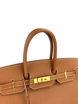 Hermes Birkin 35 Gold Veau Courchevel Gold Hardware