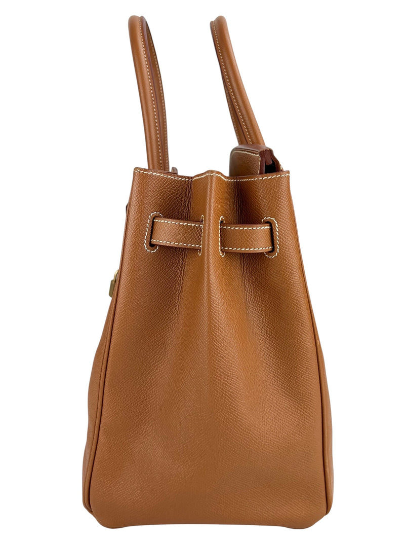Hermes Birkin 35 Gold Veau Courchevel Gold Hardware