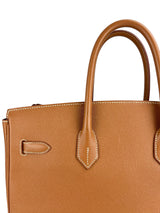 Hermes Birkin 35 Gold Veau Courchevel Gold Hardware