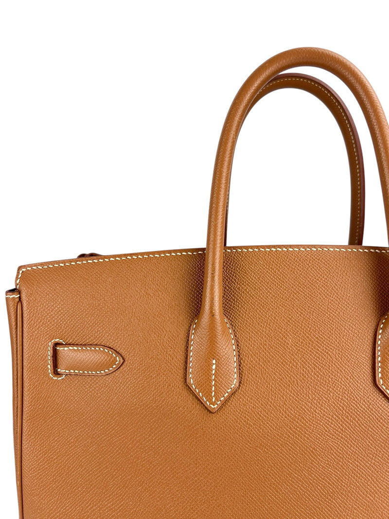 Hermes Birkin 35 Gold Veau Courchevel Gold Hardware