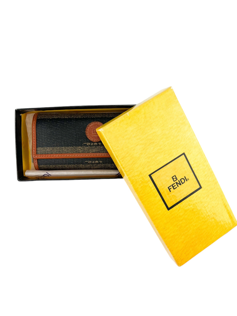 Fendi Pequin 6 Ring Key Holder Season 2 Consign