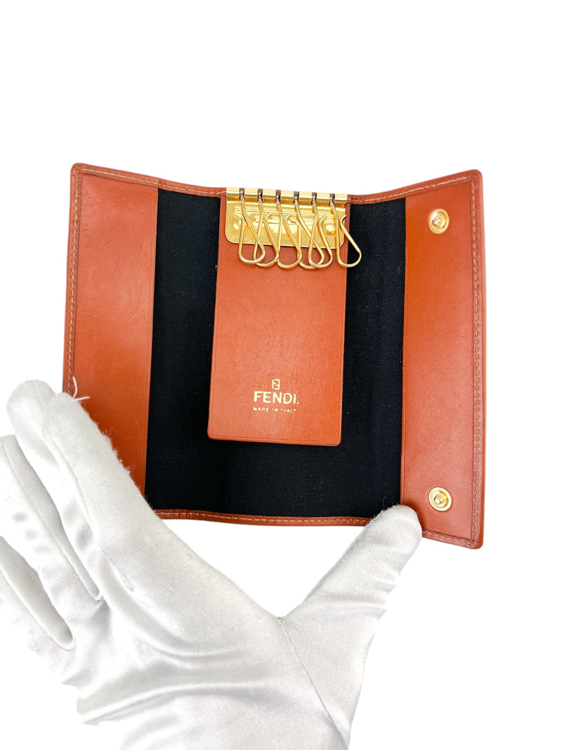 Fendi Pequin 6 Ring Key Holder Season 2 Consign