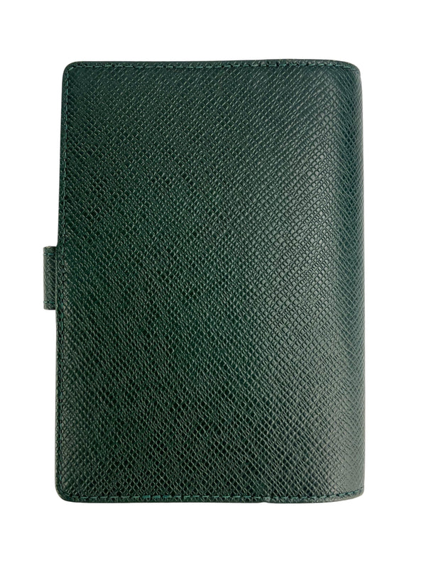 Louis Vuitton Green Taiga PM Agenda