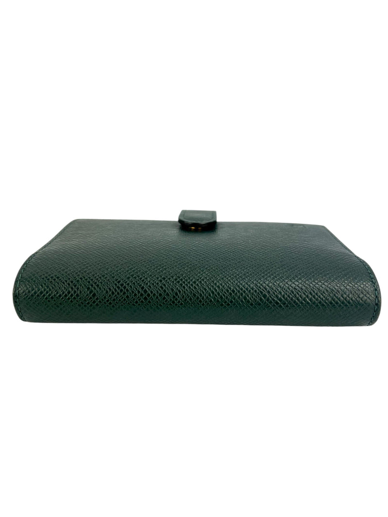 Louis Vuitton Green Taiga PM Agenda
