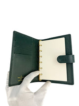 Louis Vuitton Green Taiga PM Agenda