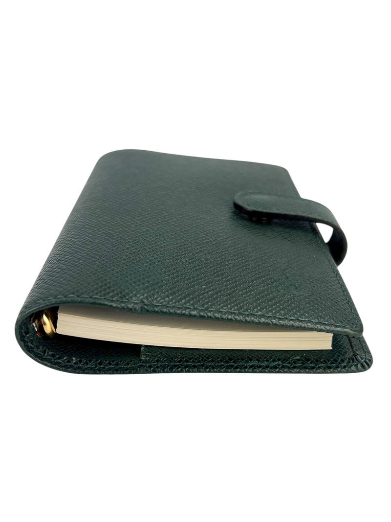 Louis Vuitton Green Taiga PM Agenda