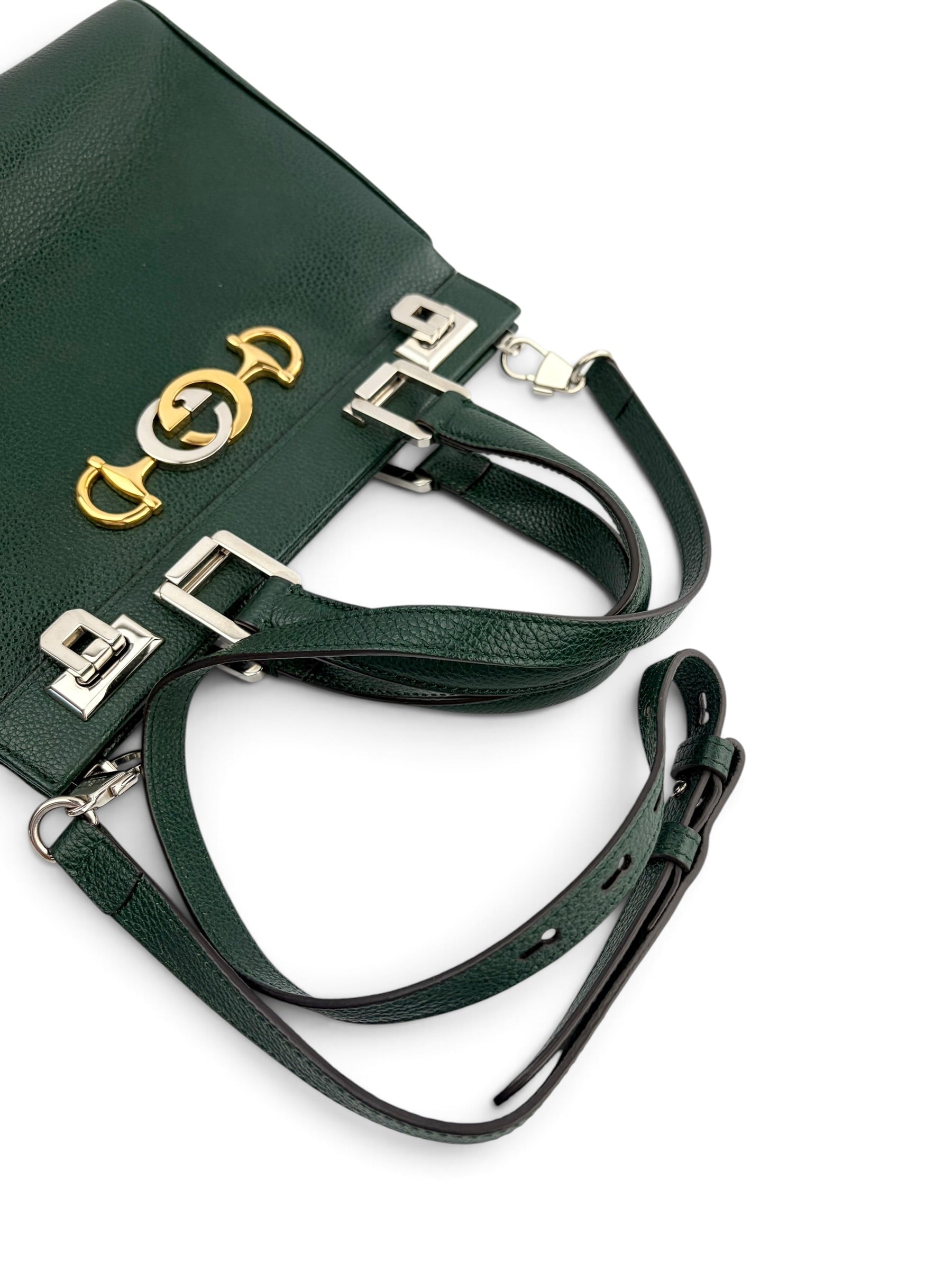 gucci-green-leather-small-zumi--5