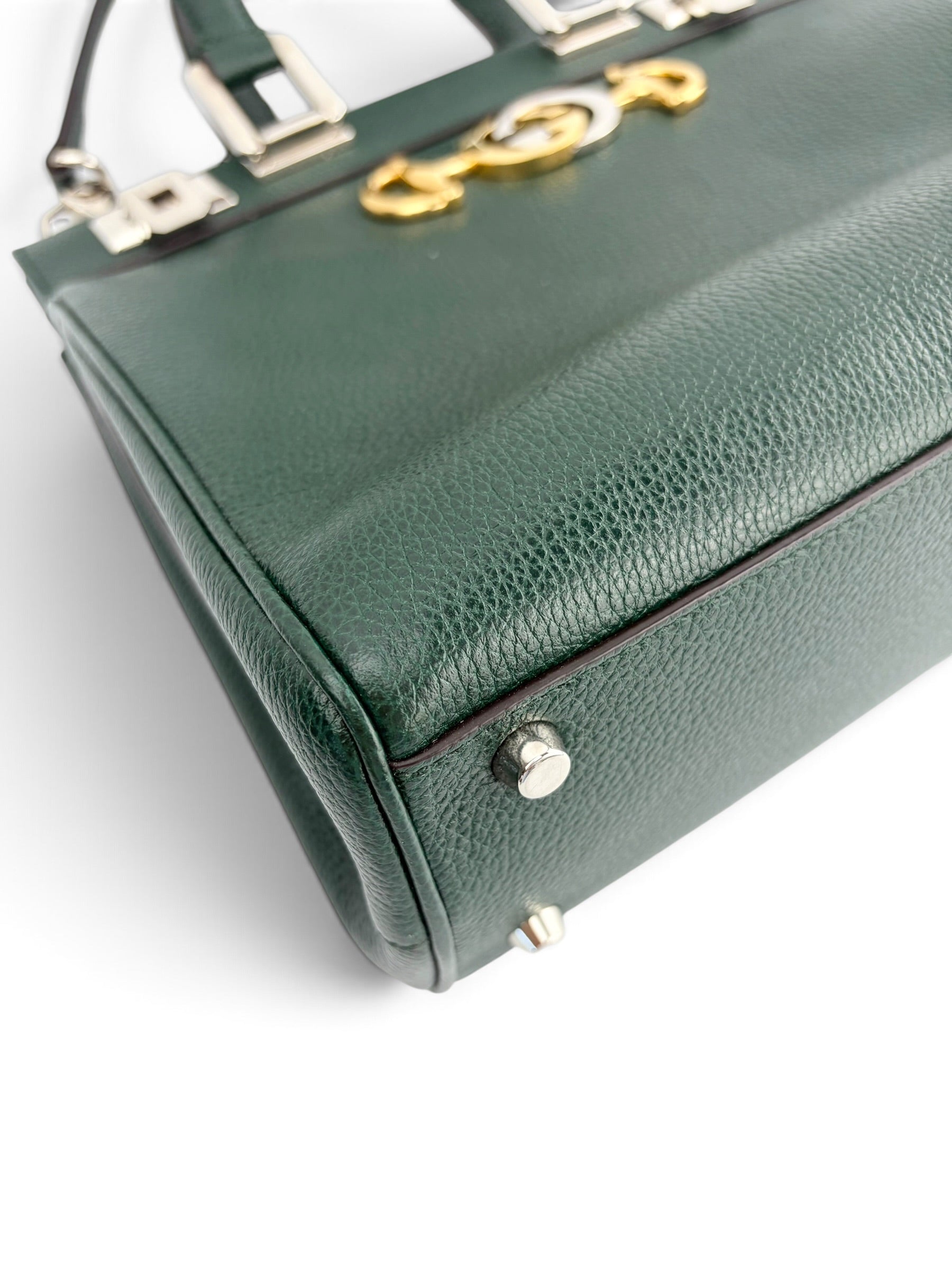 gucci-green-leather-small-zumi--9
