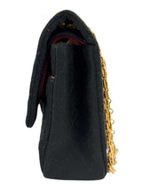 Chanel Black Jersey Vintage Small Double Flap Classic