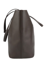 Salvatore Ferragamo Dark Grey Leather City Tote