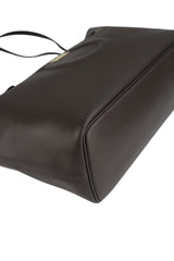 Salvatore Ferragamo Dark Grey Leather City Tote