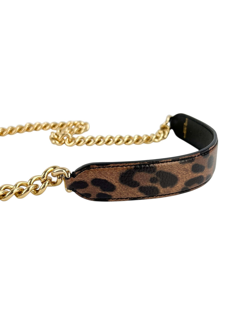 Dolce & Gabbana Gold Tone Chain Strap (New W/ Tag)