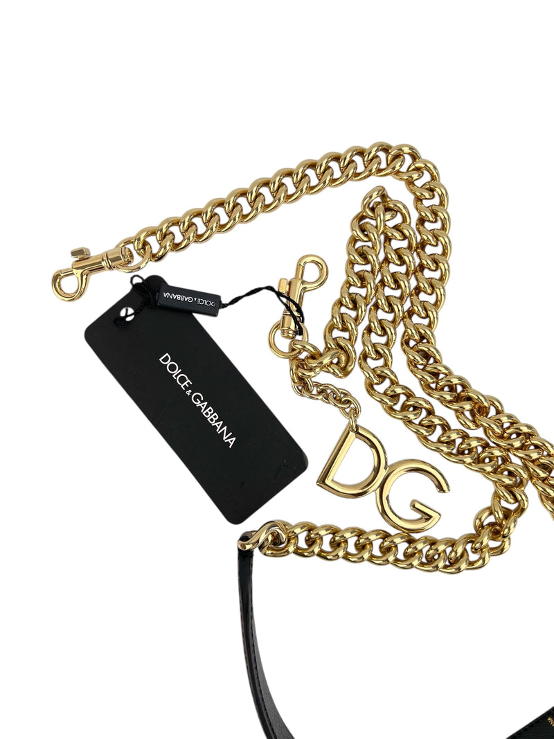 Dolce & Gabbana Gold Tone Chain Strap (New W/ Tag)
