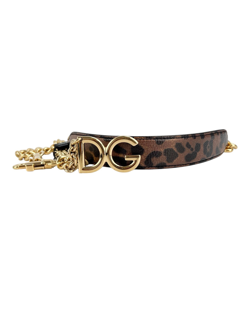 Dolce & Gabbana Gold Tone Chain Strap (New W/ Tag)