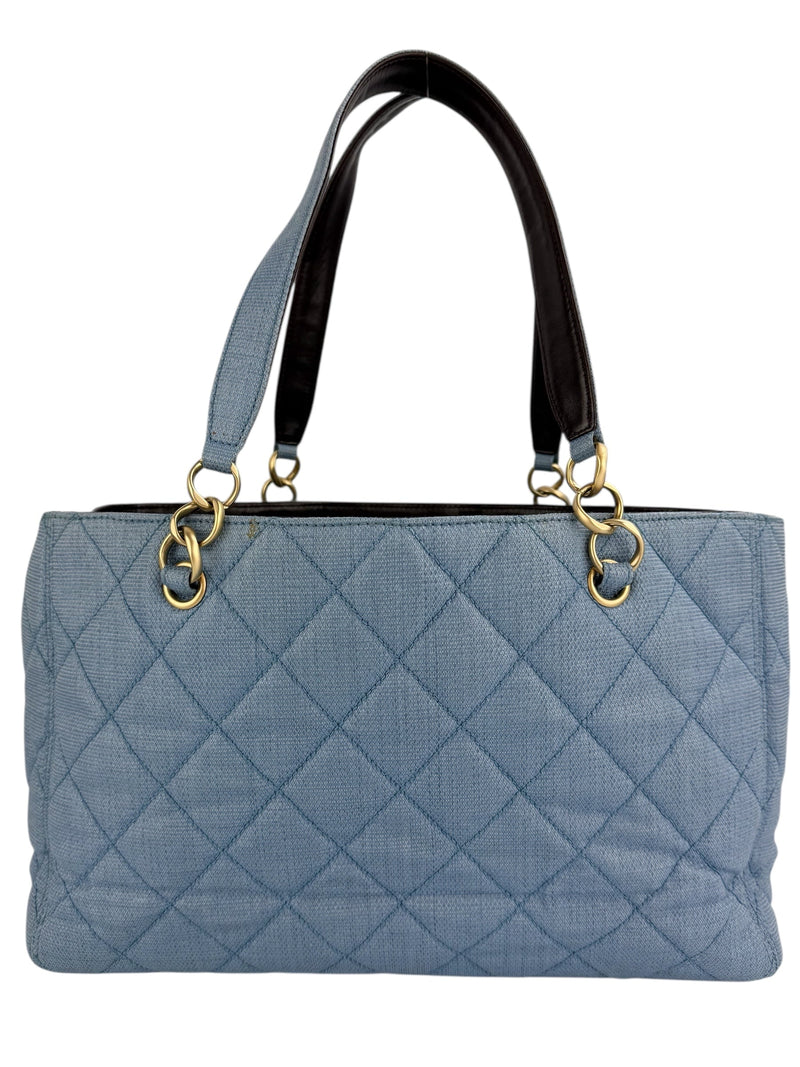 Chanel Business Affinity Vintage Quilted Shopping Tote