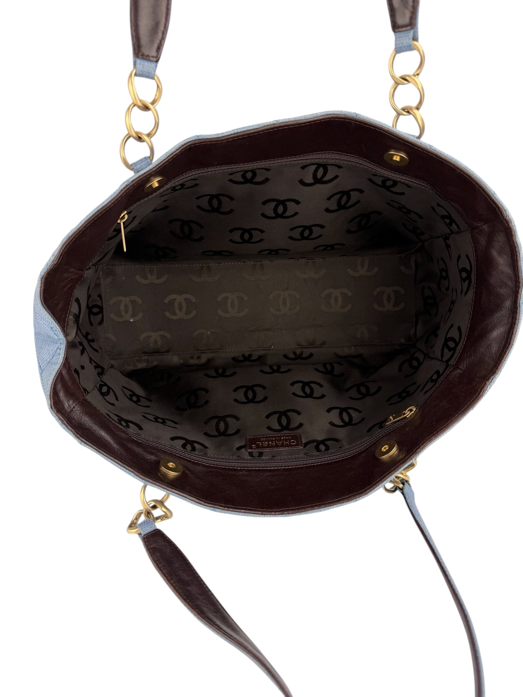 Chanel Business Affinity Vintage Quilted Shopping Tote