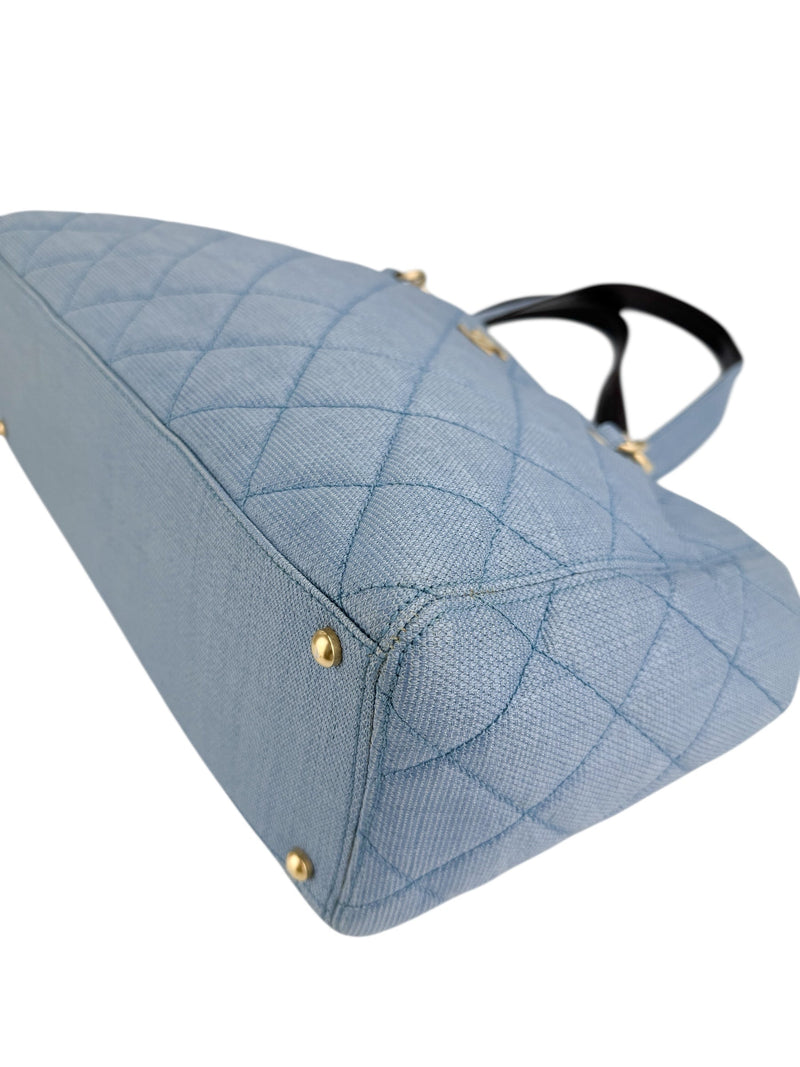 Chanel Business Affinity Vintage Quilted Shopping Tote