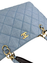 Chanel Business Affinity Vintage Quilted Shopping Tote