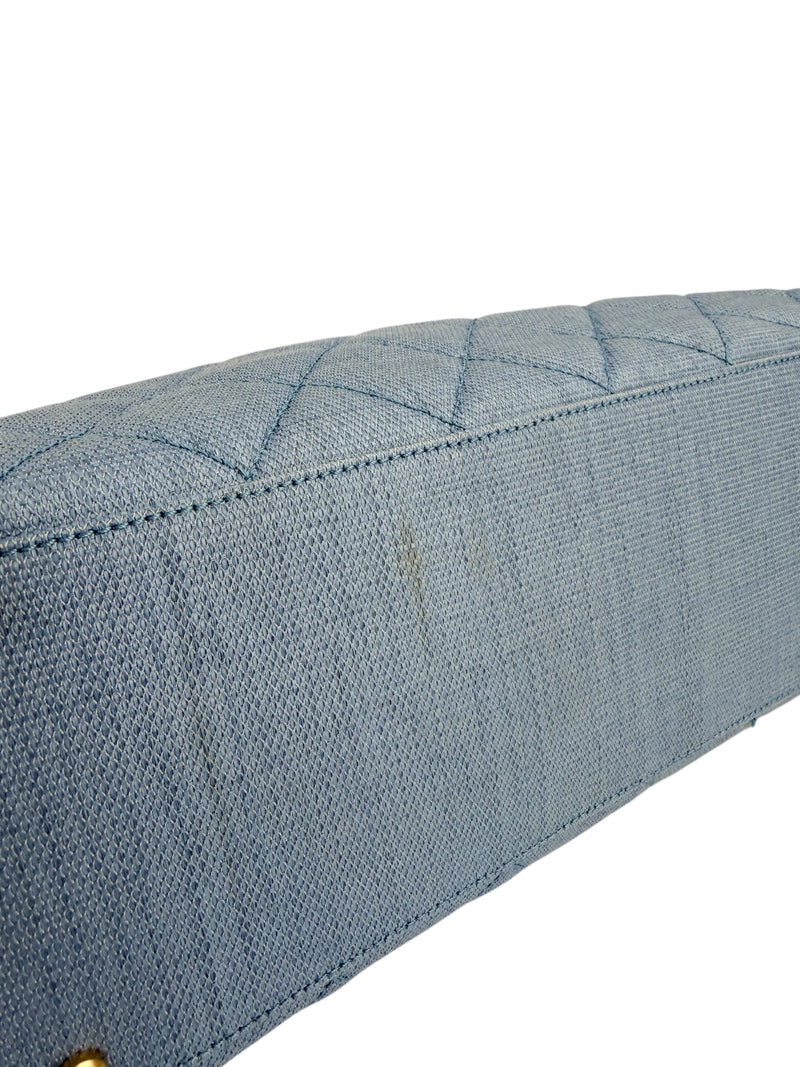 Chanel Business Affinity Vintage Quilted Shopping Tote