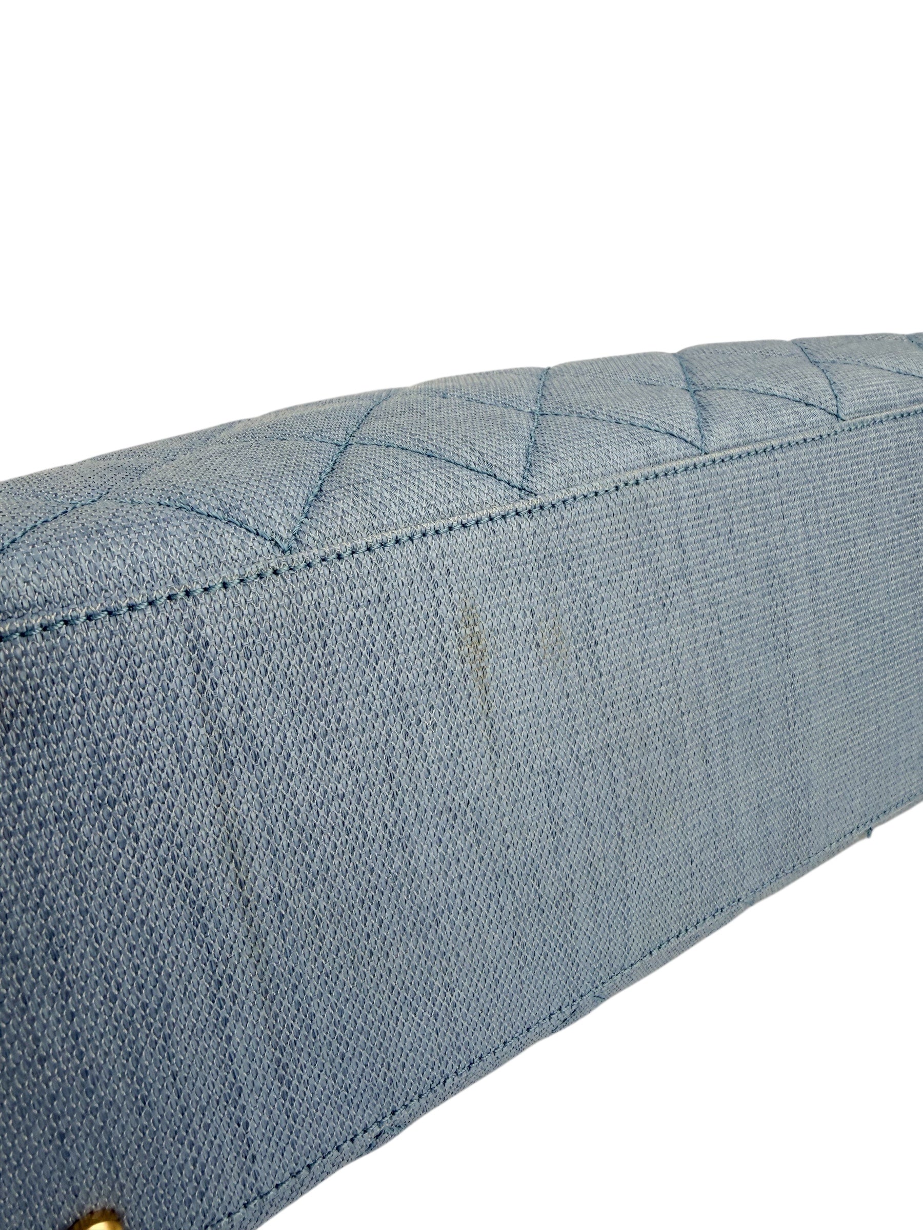 Chanel Business Affinity Vintage Quilted Shopping Tote