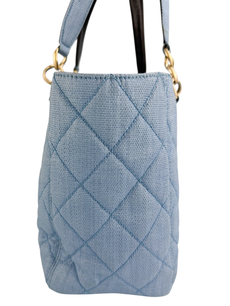 Chanel Business Affinity Vintage Quilted Shopping Tote