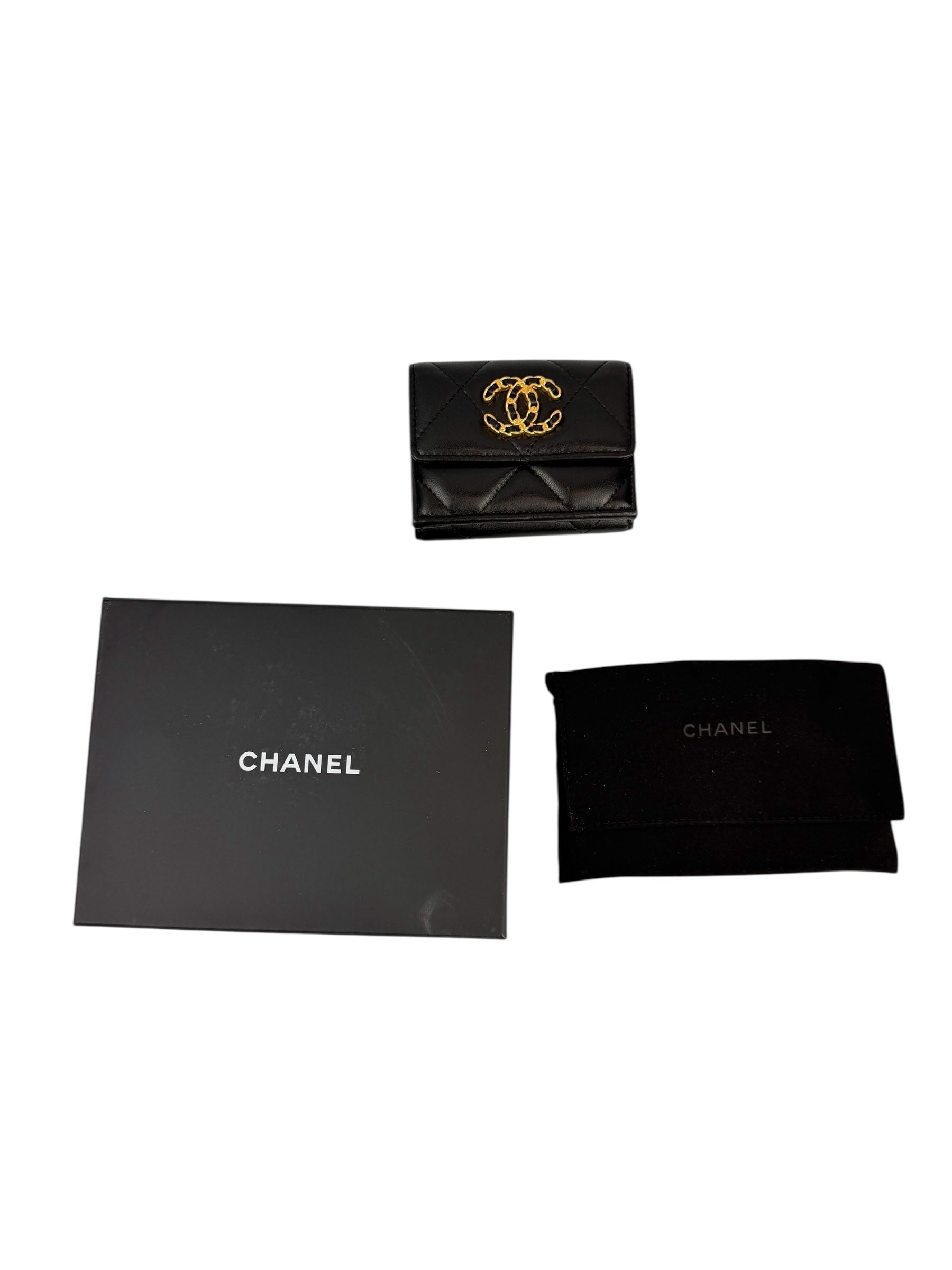 chanel-black-lambskin-quilted-chanel-19-compact-wallet-8