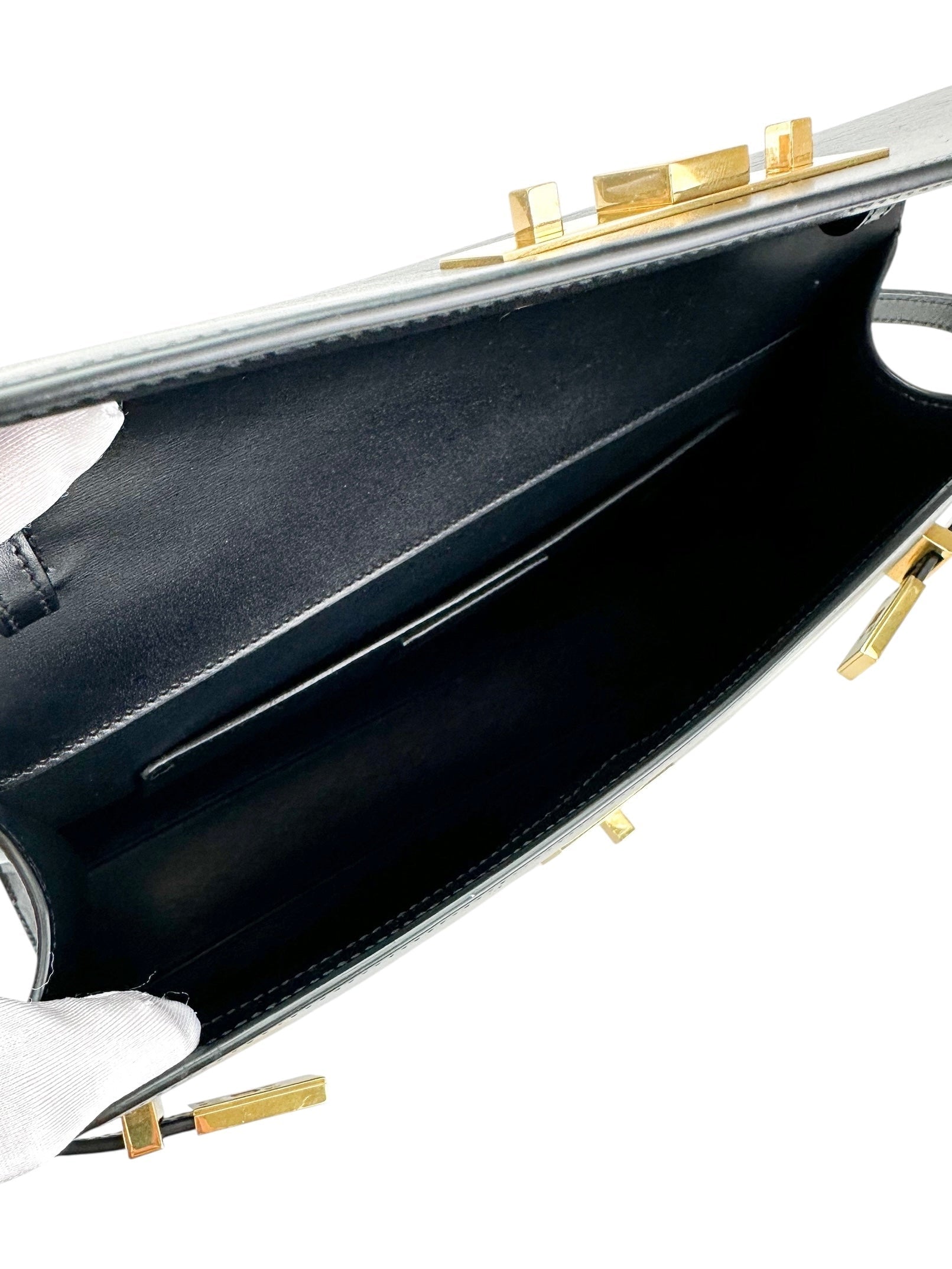 Saint Laurent Black Manhattan Shoulder Bag